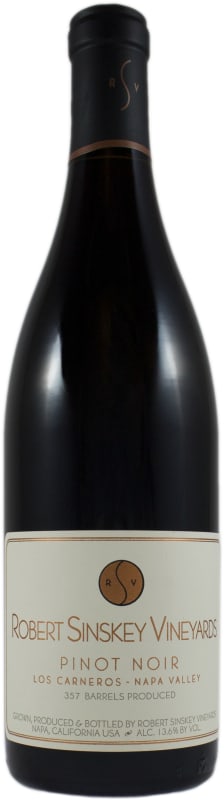 Robert Sinskey Los Carneros Pinot Noir 2015 Front Bottle Shot
