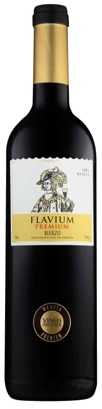 Vinos de Arganza Flavium Premium Crianza Mencia 2021 Front Bottle Shot