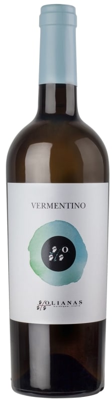 Olianas Vermentino 2019 Front Bottle Shot