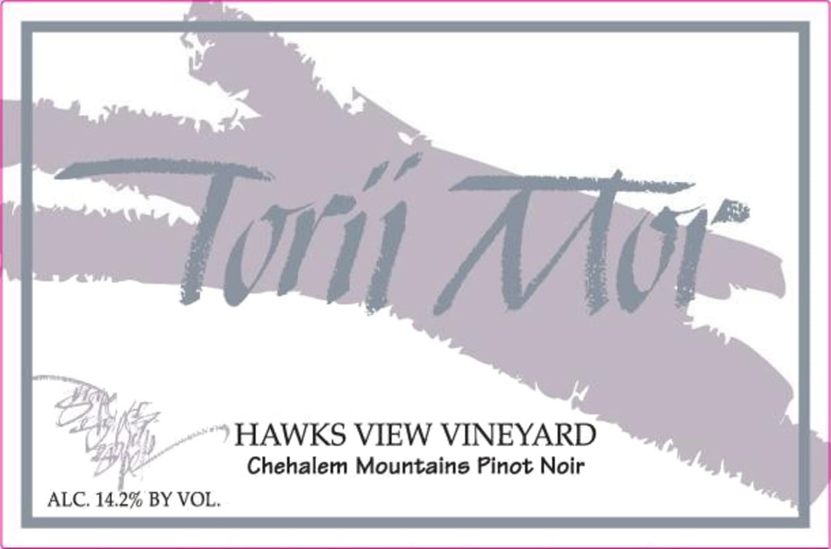 Torii Mor Hawks View Vineyard Pinot Noir 2008 Front Label