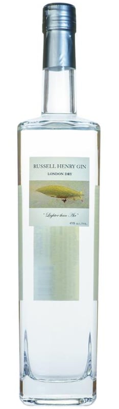 Russell Henry London Dry Gin Front Bottle Shot