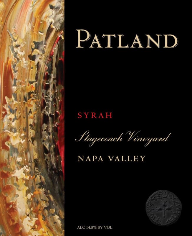 Patland Estate Vineyards Stagecoach Vineyard Syrah 2008 Front Label