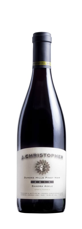 J. Christopher Sandra Adele Pinot Noir 2015 Front Bottle Shot
