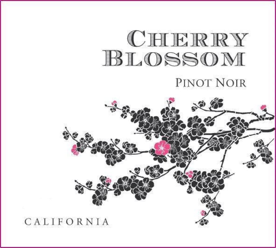 Cherry Blossom Pinot Noir 2014 Front Label