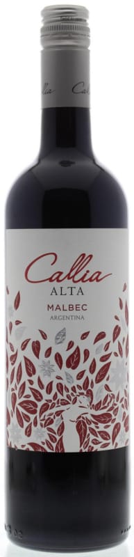 Bodegas Callia Alta Malbec 2016 Front Bottle Shot