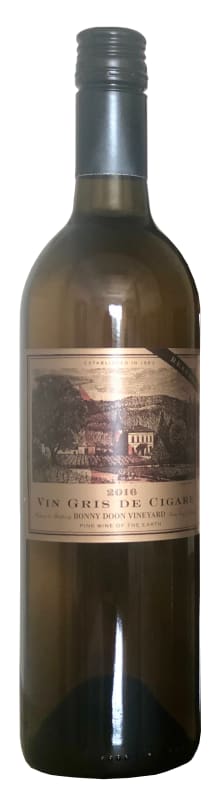 Bonny Doon Vin Gris de Cigare Reserve 2016 Front Bottle Shot