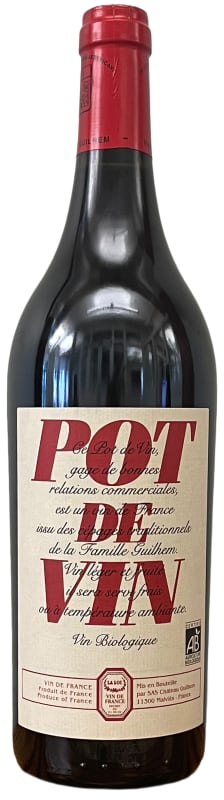 Chateau Guilhem Pot de Vin Merlot 2021 Front Bottle Shot