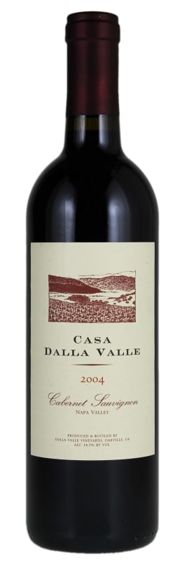 Dalla Valle Casa Dalla Valle Cabernet Sauvignon 2004 Front Bottle Shot
