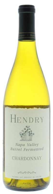 Hendry Barrel Fermented Chardonnay 2021 Front Bottle Shot