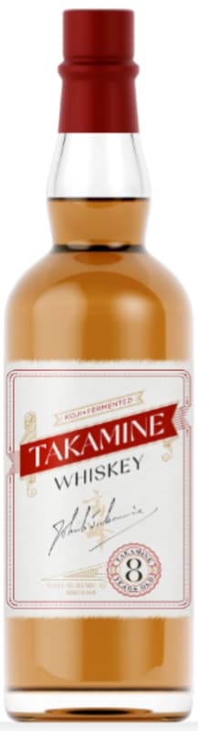Takamine 8 Year Koji Fermented Whiskey Front Bottle Shot
