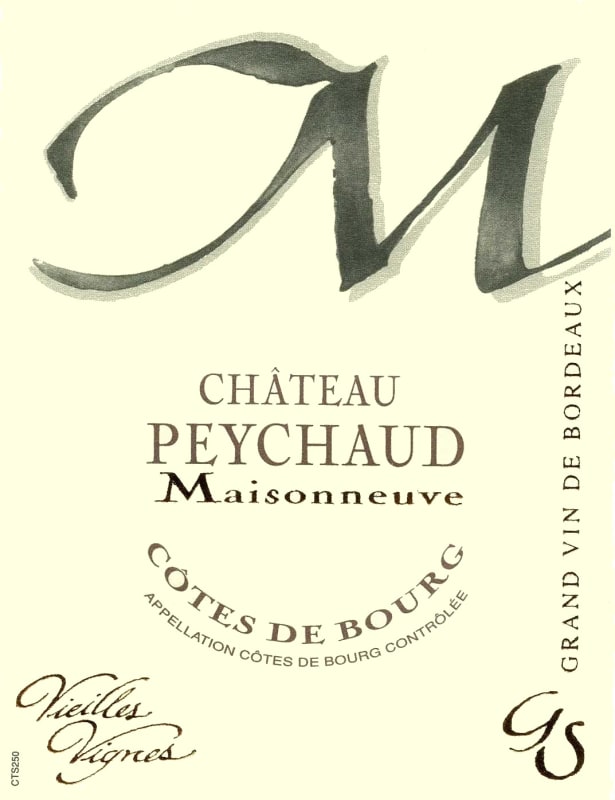 Chateau Peychaud Cotes de Bourg 2006 Front Label