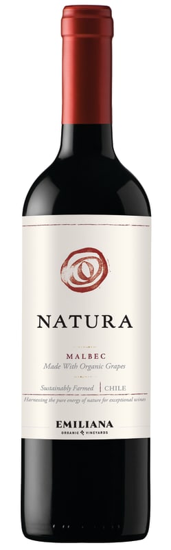 Natura Malbec 2018 Front Bottle Shot