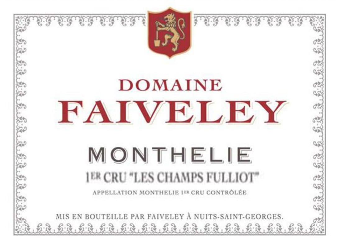 Faiveley Monthelie Les Champs Fulliots Premier Cru 2011 Front Label