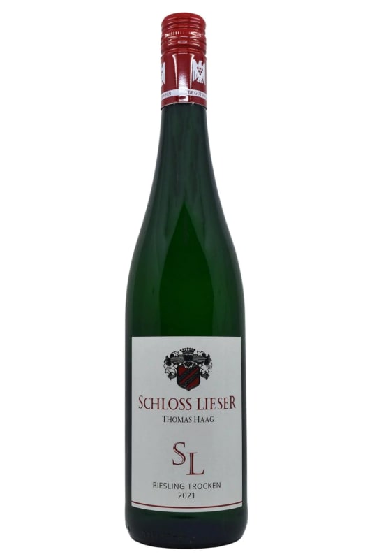 Schloss Lieser Estate Riesling Trocken 2021 Front Bottle Shot
