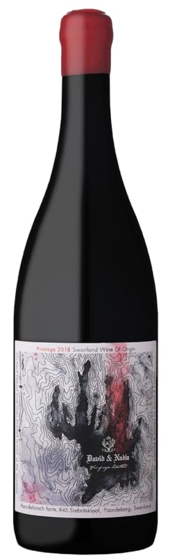 David & Nadia Topography Pinotage 2018 Front Bottle Shot