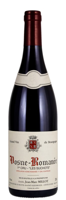 Jean-Marc Millot Vosne-Romanee Les Suchots Premier Cru 2018 Front Bottle Shot