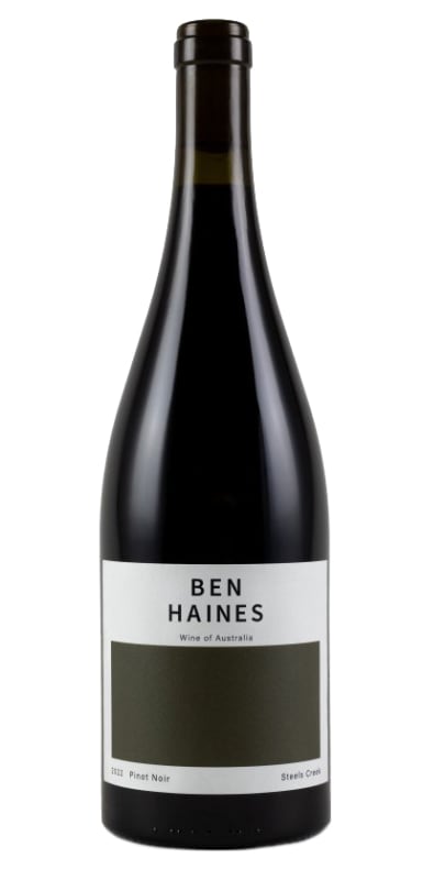 Ben Haines Pinot Noir 2022 Front Bottle Shot