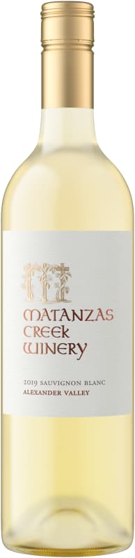 Matanzas Creek Alexander Valley Sauvignon Blanc 2019 Front Bottle Shot