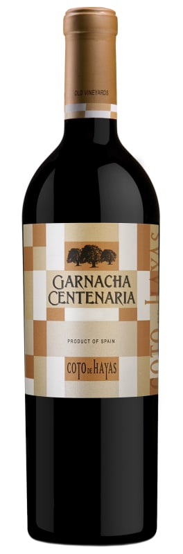 Bodegas Aragonesas Coto de Hayas Centenaria Garnacha 2021 Front Bottle Shot