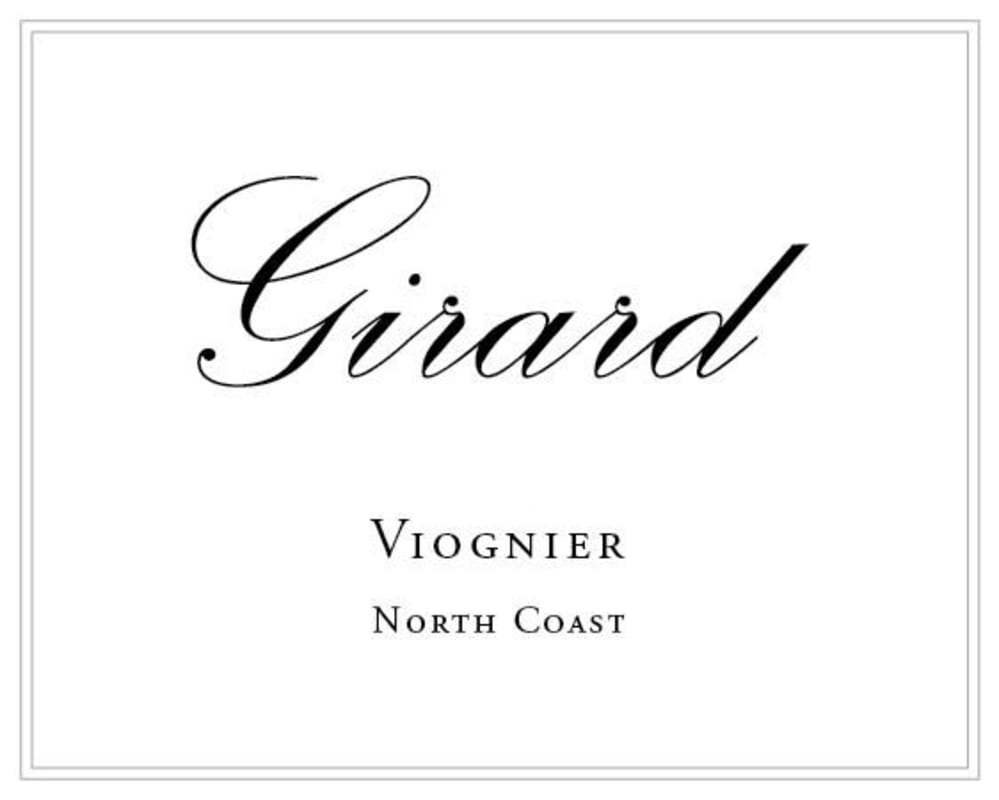 Girard Viognier 2016 Front Label