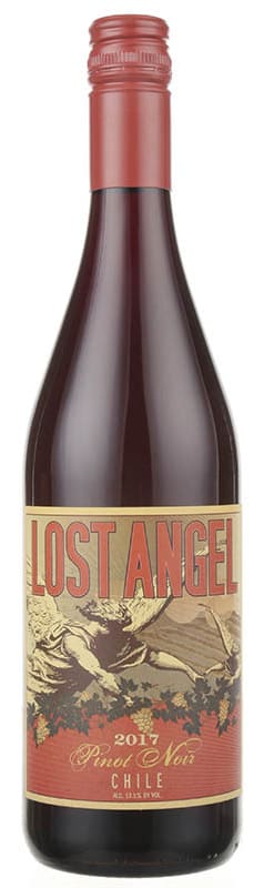 Lost Angel Pinot Noir 2017 Front Bottle Shot