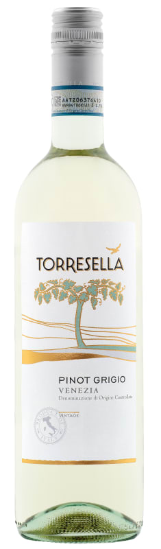 Torresella Pinot Grigio 2021 Front Bottle Shot