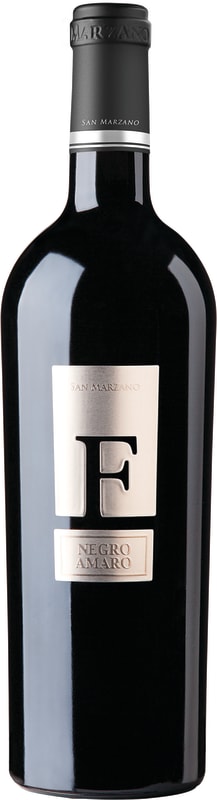 Cantine San Marzano F Negroamaro 2019 Front Bottle Shot