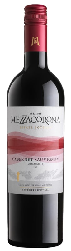 Mezzacorona Cabernet Sauvignon 2021 Front Bottle Shot