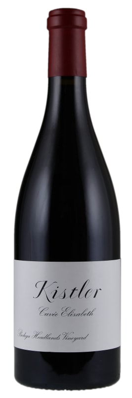 Kistler Vineyards Bodega Headlands Vineyard Cuvee Elisabeth Pinot Noir 2001 Front Bottle Shot