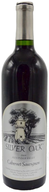 Silver Oak Alexander Valley Cabernet Sauvignon (5 Liter Bottle) 1989 Front Bottle Shot