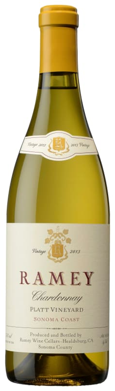 Ramey Platt Vineyard Chardonnay 2013 Front Bottle Shot