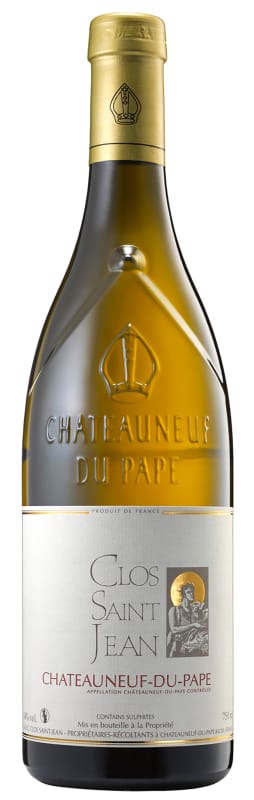 Clos Saint Jean Chateauneuf-du-Pape Blanc 2022 Front Bottle Shot