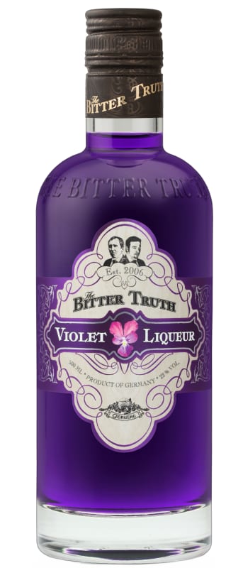 The Bitter Truth Violet Liqueur Front Bottle Shot