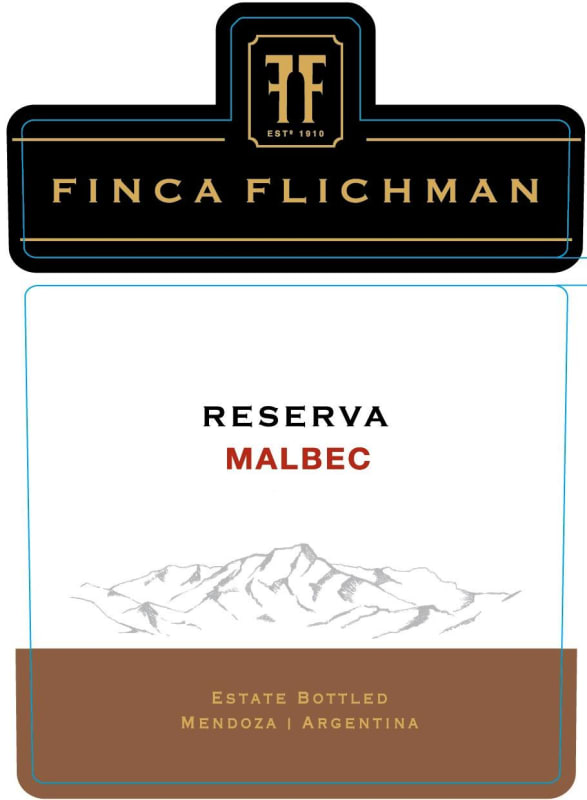 Finca Flichman Reserva Malbec 2019 Front Label