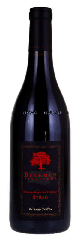 Beckmen Purisima Mountain Vineyard Syrah 2018 Front Bottle Shot