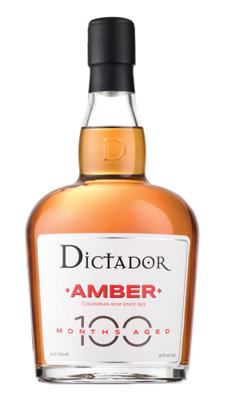 Dictador 100 Months Aged Amber Rum Front Bottle Shot
