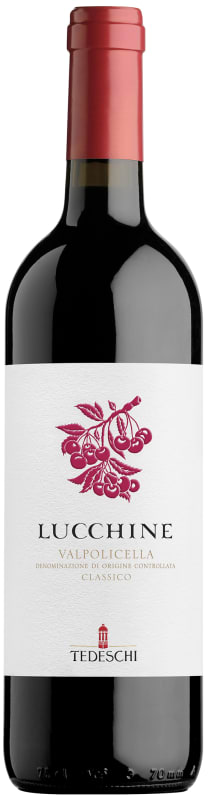 Tedeschi Valpolicella Lucchine 2016 Front Bottle Shot