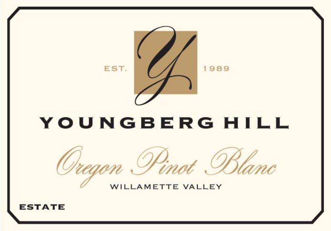 Youngberg Hill Vineyards Pinot Blanc 2012 Front Label