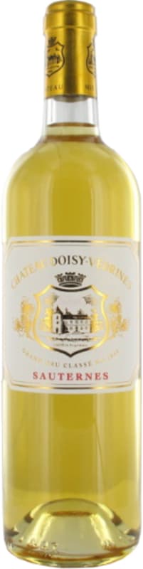 Chateau Doisy Vedrines Sauternes 2015 Front Bottle Shot