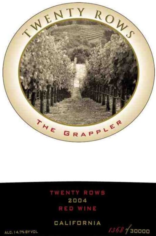 Twenty Rows The Grappler 2004 Front Label