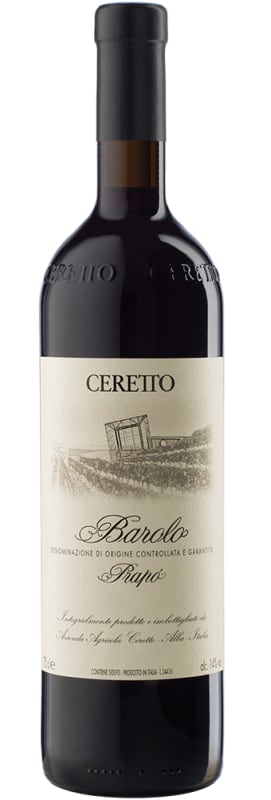 Ceretto Barolo Prapo 2017 Front Bottle Shot