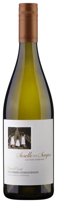 Donati Family Vineyards Sisters Forever Un-Oaked Chardonnay 2014 Front Bottle Shot