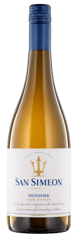 San Simeon Paso Robles Viognier 2023 Front Bottle Shot