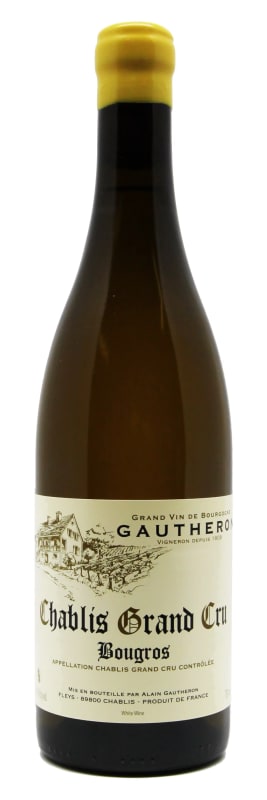 Alain Gautheron Chablis Bougros Grand Cru 2019 Front Bottle Shot