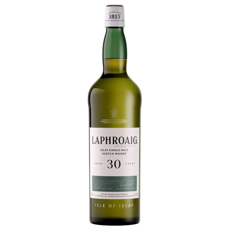 Laphroaig 30 Year Single Malt Scotch Whisky (700ML) Front Bottle Shot