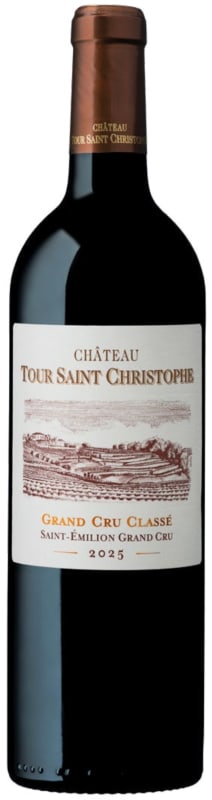 Chateau Tour Saint Christophe (Futures Pre-Sale) 2025 Front Bottle Shot