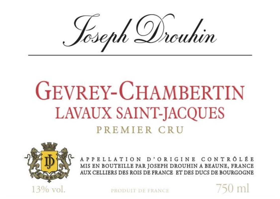 Joseph Drouhin Gevrey-Chambertin Lavaux Saint-Jacques Premier Cru 2011 Front Label