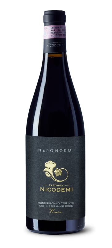 Nicodemi Montepulciano d’Abruzzo Neromoro Riserva 2016 Front Bottle Shot