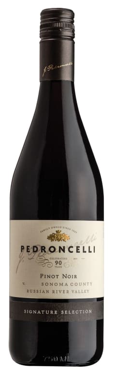 Pedroncelli Russian River Pinot Noir 2020 Front Bottle Shot