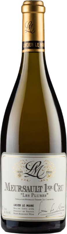 Lucien Le Moine Meursault Les Plures Premier Cru 2021 Front Bottle Shot